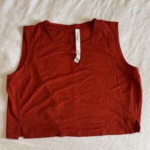 lululemon Orange Crop Top